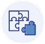 Puzzle pieces icon